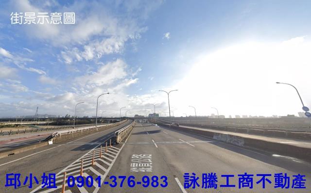 八里大馬路面寬挑高鋼構廠房