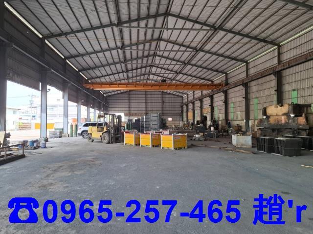 林園區大腹地雙天車廠房1314坪出售